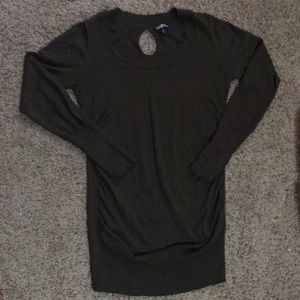 Hunter green tunic sweater